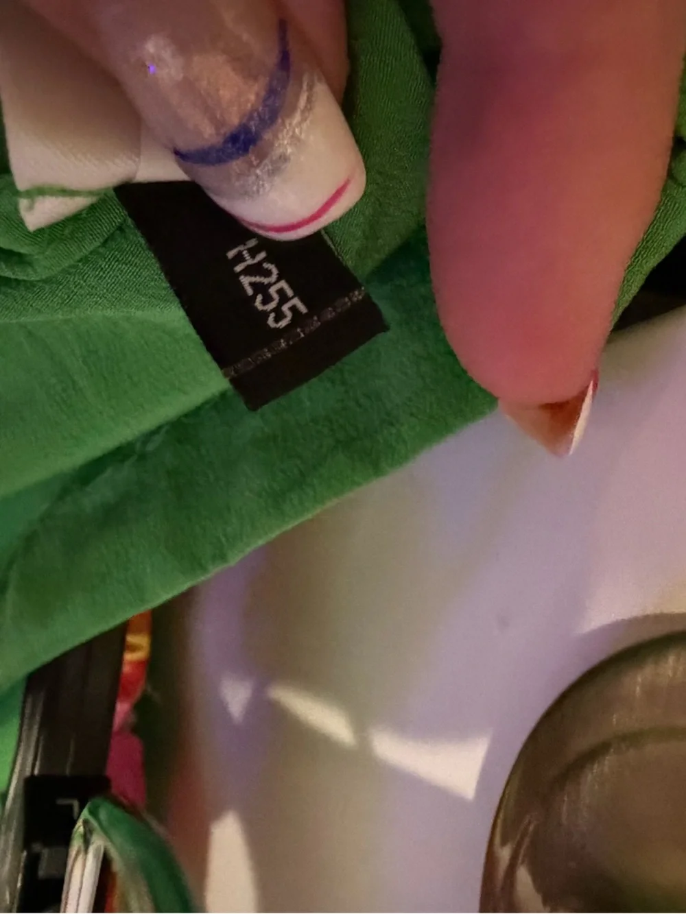 Green Short-Sleeve Top with Pink Floral Collar Kate Spade